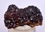 3.8cms  GEM GARNET STEPPED SPESSARTINE CRYSTALS PERU SHINY SHARP RARE GB55