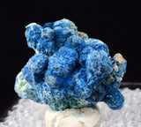 2.2cms GEM SHATTUCKITE AURICHALCITE CRYSTALS QUARTZ EL JACALITO MINE MEXICO VB02
