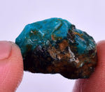 13carats GEM SILICA CHRYSOCOLLA CHALCEDONY PERU HIGH YIELD NEW FIND ROUGH SB168