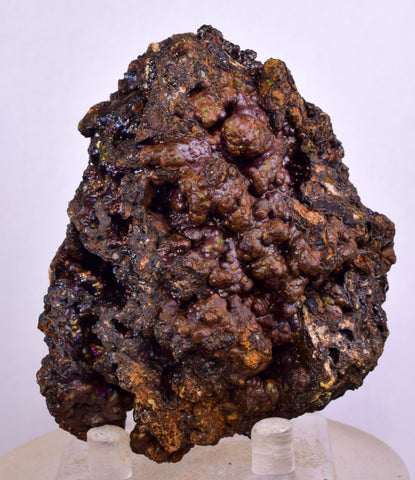 7.6cms GOETHITE BOTRYOIDAL IRIDESCENT CRYSTALS PERU IRON NEW FIND MINERAL ZB32