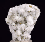 4cms APATITE QUARTZ PYRITE CRYSTALS DICKITE PERU HUANZALA AB228
