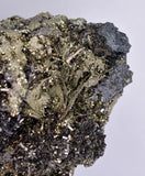 16cms MARCASITE BLADED PYRITE QUARTZ  ARSENOPYRYTE  BORNITE PERU CRYSTALS MB116