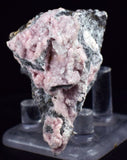 4.8cms RHODOCHROSITE ROSETTE PERU PINK CRYSTALS HUANZALA MINE MINERAL RB562