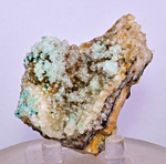 5cms ATACAMITE SELENITE DRUZY CHRYSOCOLLA QUARTZ MALACHITE LILY MINE PERU AB161