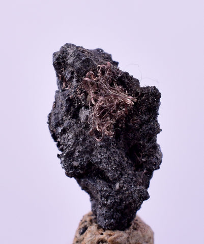 1.1cms NATIVE SILVER WIRE PERU UCHUCCHACUA MINE MINERAL SPECIMEN HB263
