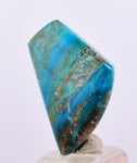 8ct GEM BLUE OPAL SCENIC CABOCHON PERU SEASCAPE PENDANT JEWELRY BB385