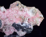 10cms RHODOCHROSITE ROSETTE PYRITE CRYSTALS PERU MINERAL SPECIMEN RB580