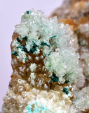 5cms ATACAMITE SELENITE DRUZY CHRYSOCOLLA QUARTZ MALACHITE LILY MINE PERU AB161