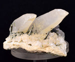 12.3cms QUARTZ EPIDOTE CRYSTAL MINERAL SPECIMEN QB109