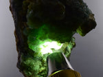 11.6cms DRUZY CHRYSOCOLLA CALCITE QUARTZ LILY MINE PERU COPPER MINERAL DB60