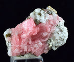 2.5cms RHODOCHROSITE FLUORITE PYRITE CRYSTAL RHOMBOHEDRAL SUPER MINIATURE RB298