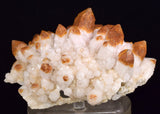 11cms STALACTITE QUARTZ HEMATOID GOETHITE LIMONITE PERU MINERAL SPECIMEN QB83
