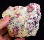 415 Grams GEM RED THULITE SCAPOLITE MARIALITE CLINOZOISITE ROUGH PERU OB135