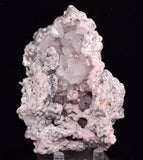 10cms RHODOCHROSITE ROSETTE QUARTZ PERU PINK CRYSTALS NEEDLES MINERAL RBZ418