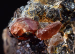 2.5cm RHODOCHROSITE CRYSTALS PERU OLD STOCK UCHUCCHACUA MINERAL SPECIMEN RB489