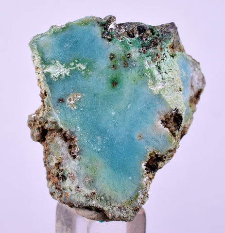 88cts GEM SILICA CHRYSOCOLLA  LILY MINE PERU CHALCEDONY QUARTZ POLISHED BB380