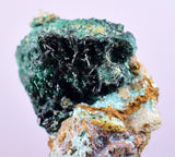 3.4cms ATACAMITE DRUZY MALCHITE CHRYSOCOLLA LILY MINE PERU MINERAL AB73