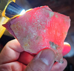 385carats GEM DEEP RED PINK OPAL PERU ROUGH COLOR TRANSLUCENT MINERAL PB93