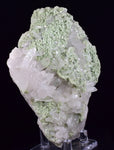 13cms FUCHSITE MUSCOVITE QUARTZ RARE CRYSTAL CHROMIUM MINERAL SPECIMEN PERU KB52