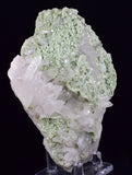 13cms FUCHSITE MUSCOVITE QUARTZ RARE CRYSTAL CHROMIUM MINERAL SPECIMEN PERU KB52