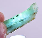 3.2 grams GEM BLUE OPAL PERU SLAB SCENIC SEASCAPE MINERAL SPECIMEN OB77
