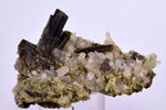 5.6cms PREMIUM EPIDOTE QUARTZ MINIATURE CRYSTALS PERU AESTHETIC COLLECTOR CB164