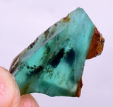 2.3 grams GEM BLUE OPAL PERU SLAB SCENIC SEASCAPE MINERAL SPECIMEN OB55