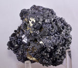 10cms PYRITE CUBIC GALENA BOURNONITE PERU CRYSTALS MINERAL SPECIMEN MB135