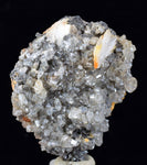 3.6cms CERUSSITE BARITE GALENA CRYSTALS MOROCCO MINERAL SPECIMEN KB57