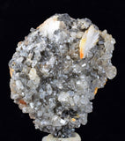 3.6cms CERUSSITE BARITE GALENA CRYSTALS MOROCCO MINERAL SPECIMEN KB57
