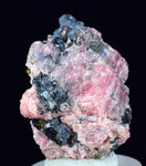 3.3cms RHODOCHROSITE GALENA PYRITE CHINA CRYSTAL RHOMBOHEDRAL MINIATURE RB658