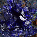 9.4cms AZURITE MALACHITE CRYSTALS MINERAL SPECIMEN COLLECTOR UB30