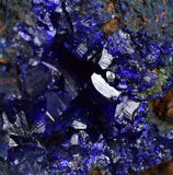 9.4cms AZURITE MALACHITE CRYSTALS MINERAL SPECIMEN COLLECTOR UB30