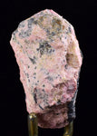 6.1cms RHODOCHROSITE ROSETTE HELVITE QUARTZ PERU PINK CRYSTALS MINERAL RB334