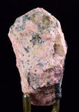 6.1cms RHODOCHROSITE ROSETTE HELVITE QUARTZ PERU PINK CRYSTALS MINERAL RB334