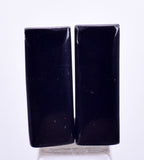 10 PAIRS LEMURIAN BLACK JADE GEM PERU PYRITE JEWELRY CABOCHON PENDANT BB322