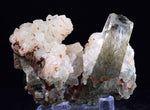5.8cms PREHNITE QUARTZ EPIDOTE CRYSTALS PERU SHINY MINERAL SPECIMEN UB243