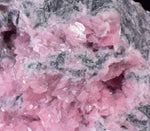 11.3cms RHODOCHROSITE ROSETTE PERU PINK CRYSTALS HUANZALA MINE MINERAL RB470
