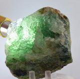 10.5cms DRUZY CHRYSOCOLLA SELENITE  QUARTZ LILY MINE PERU 2000 DISCOVERY DB53