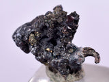1.1cms NATIVE SILVER WIRE PERU ACANTHITE UCHUCCHACUA MINE MINERAL SPECIMEN HB197