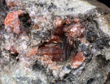 4.7cm RHODOCHROSITE CRYSTALS PERU OLD STOCK UCHUCCHACUA MINERAL SPECIMEN RB517