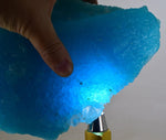 23cms NATURAL SKY BLUE SALAMMONIAC LECONTITE CHILE RARE CRYSTALS MINERAL UB207