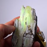 145grs GEM NATURAL SCULPTURE CACTUS SLAB STRONTIANITE ARAGONITE PERU SCENIC CB93