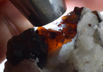 7.2 cms SPHALERITE BARITE QUARTZ GEM PERU CRYSTALS DISPLAY OR TO CUT IT MB104
