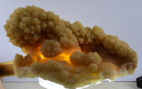 18cms NATURAL SCULPTURE LION CALCITE ARAGONITE (?) CRYSTALS PERU SHINY GB56