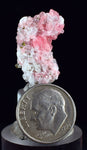 2.5cms RHODOCHROSITE PYRITE FLUORITE CHINA CRYSTAL RHOMBOHEDRAL MINIATURE RB644