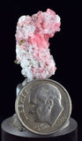 2.5cms RHODOCHROSITE PYRITE FLUORITE CHINA CRYSTAL RHOMBOHEDRAL MINIATURE RB644