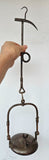 57cm  LENTICULAR MINERS LAMP TUNNEL RARE LANTERN IRON CAST NB07