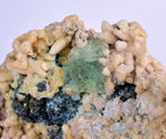 10.8cms GREEN FLUORITE PYRITE CRYSTAL PERU HUANZALA MINE SHINY NEW FIND KB33