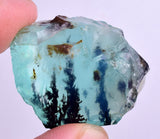 62.5cts GEM BLUE OPAL HIGH QUALITY PERU ROUGH SCENIC MINERAL SPECIMEN OB149